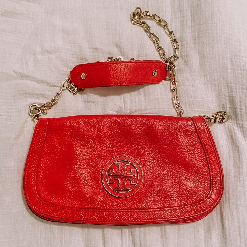 Tory Burch crossbody. Coral